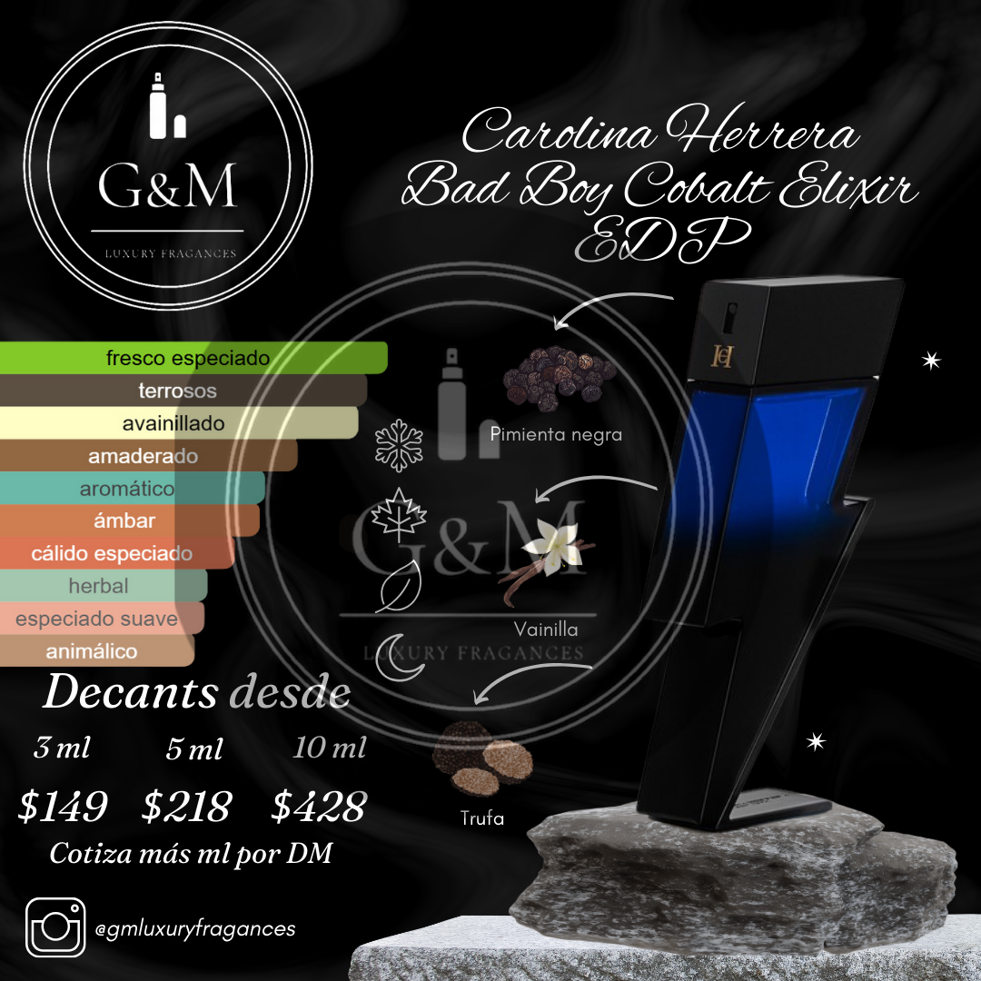 CAROLINA HERRERA BAD BOY COBALT ELIXIR